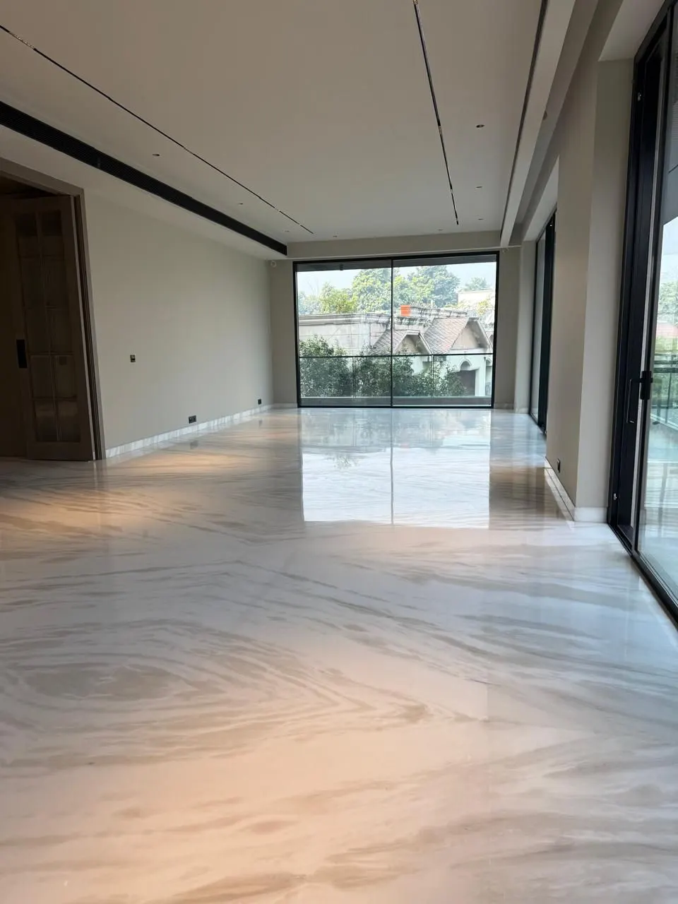 Living room and terrace doors